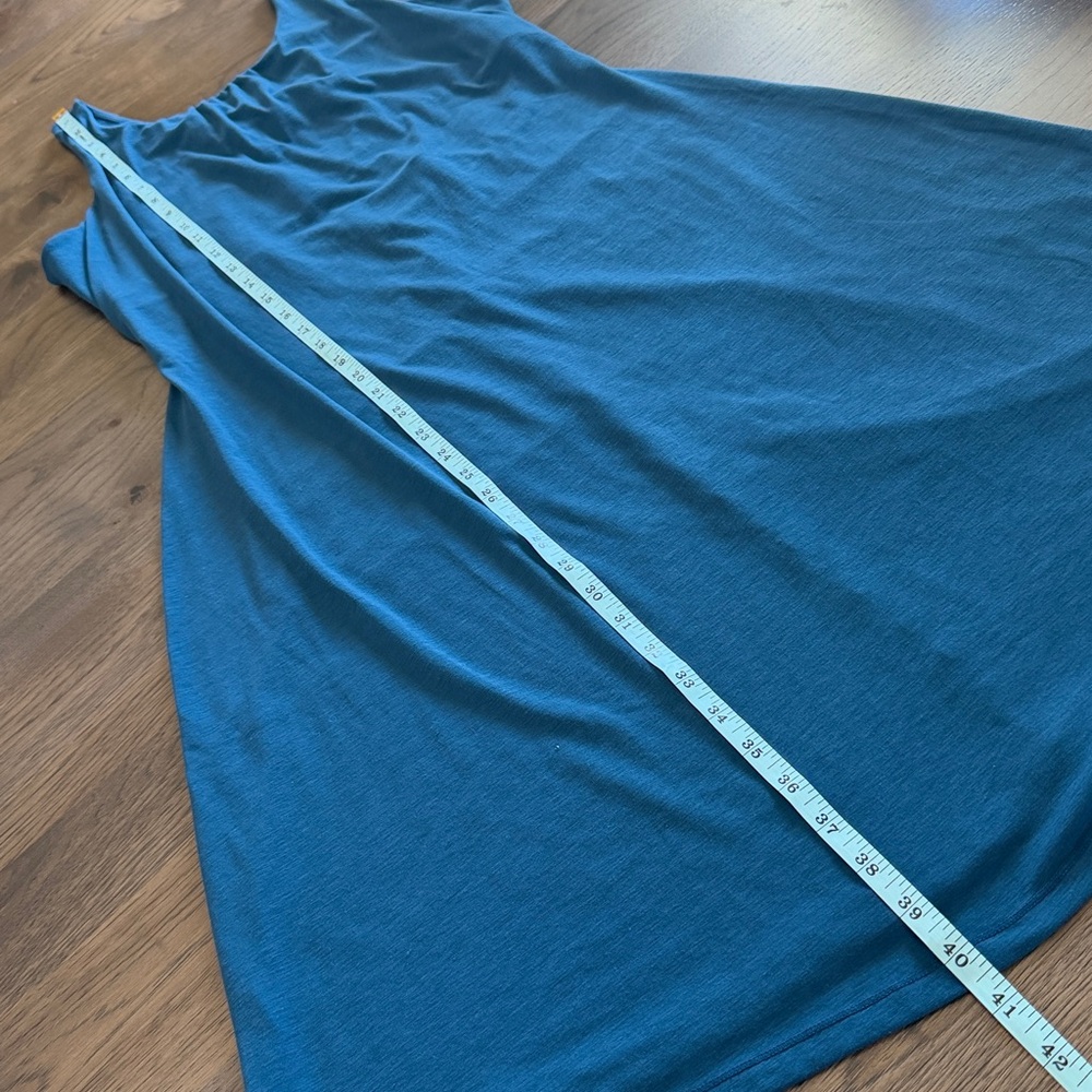 Prana Women's Large Dark Tealish Blue Dress - Picture 8 of 15